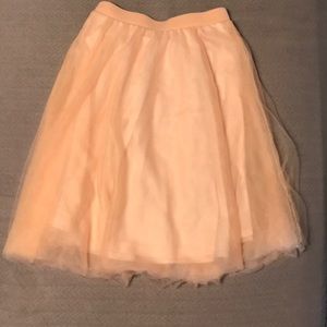 Ballet style midi skirt